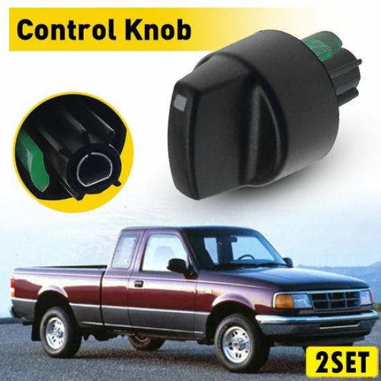 2Set A/C Heat Control Knob Fits For Ford 93-94 Ranger Explorer / 93-96 E150 E250