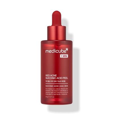 Red Acne Succinic Acid Peel Professional Acne Scaling & Pore Refining Treatment