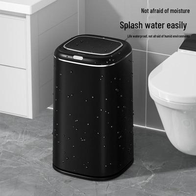 2026 Smart Induction Trash Can - 40L LED Sealed Lock with Odor Control for Living Room
