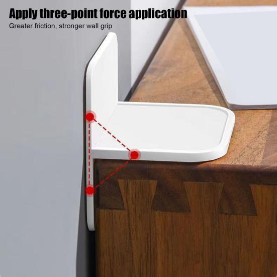 5 шт. Клейкий кріплення від перекидання меблів Без свердління Захист для дітей Запобігання падінню Шафа Книжкова полиця Комод Стабілізатор Інструменти для кріплення