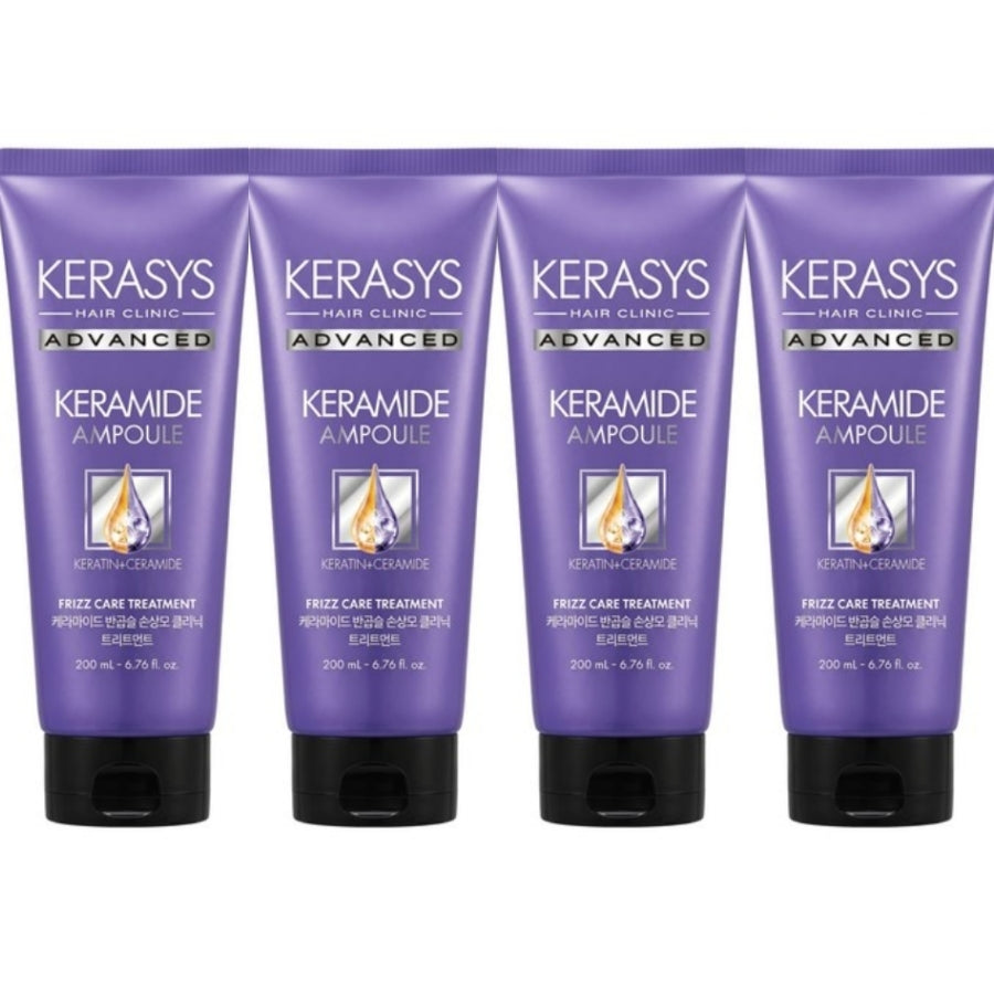 Kerasys Advanced Keramide Ampoule Frizz Care Hair Treatment 200ml*1Pc/2Pcs/3Pcs/4Pcs