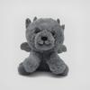 Gargoyle Bears Plush Toys Cartoon Grey Bear Stuffed Doll Soft Animals Bear Plush Doll Fun Halloween Plushie Gifts