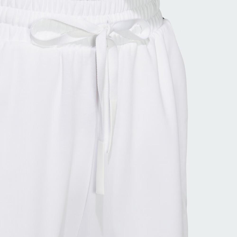 Adidas Striped Soft Comfortable Breathable Skin-Friendly Banana Casual Pants Women Pants White KB4629