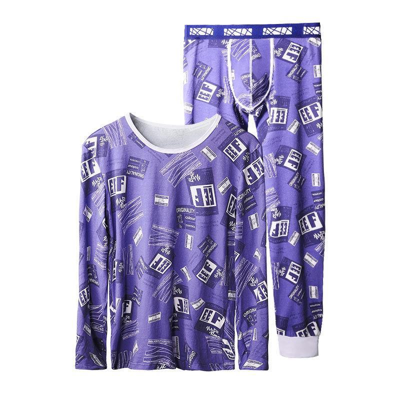 Men's Trendy Cotton Wool Pants: Warm, Slim Fit, Youthful Colors, Lined Bottoming Trousers