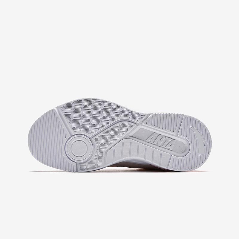Anta Kids Arc Light Synthetic Leather Trendy Fashion Comfortable Versatile Wear Resistant Non-Slip High-Top Kids Skate Shoes 322448032-3