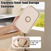 Food Storage Stainless Steel Microwave Safe Box Portable Food Container For Daily Outdoor Travel Family School Home Work Picnic