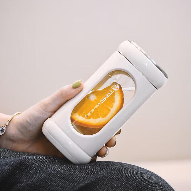 Temake Mini Double-Layer Glass Water Cup