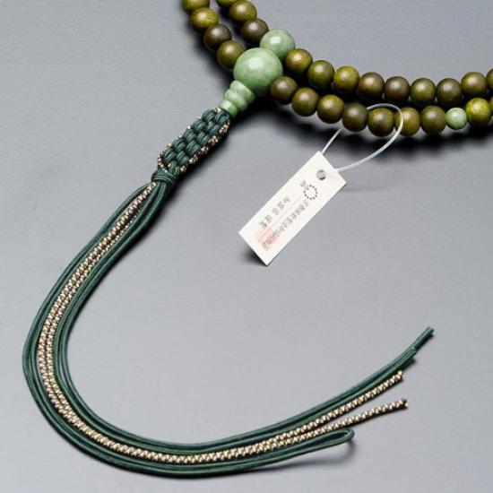 Buddhist altar store Takita Shoten Prayer beads Rinzai sect authentic rosary beads Dokzan shaku pure silk cord tassels Kyoto prayer real prayer prayer