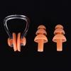1 Set Waterproof Soft Silicone Swimming Set Nose Clip Ear Plug Earplug Tool