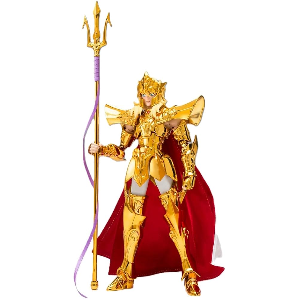 Святой Сейя Myth Cloth EX Посейдон Издание Оригинальных Цветов 180мм Раскрашенная Фигурка ABS ПВХ Литье под Давлением Ткань