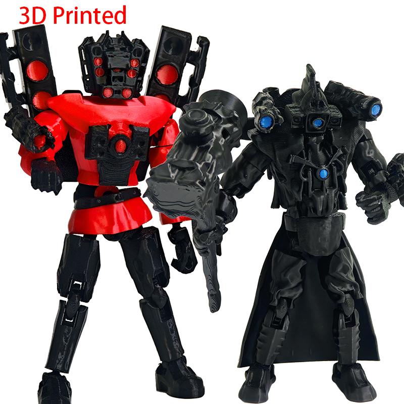 2026 3D Printed Skibidi Toileted Titan Speakerman Cameraman Tvman Mini Figure AnimeDIY Model Toys For Birthday Xmas Gifts Home