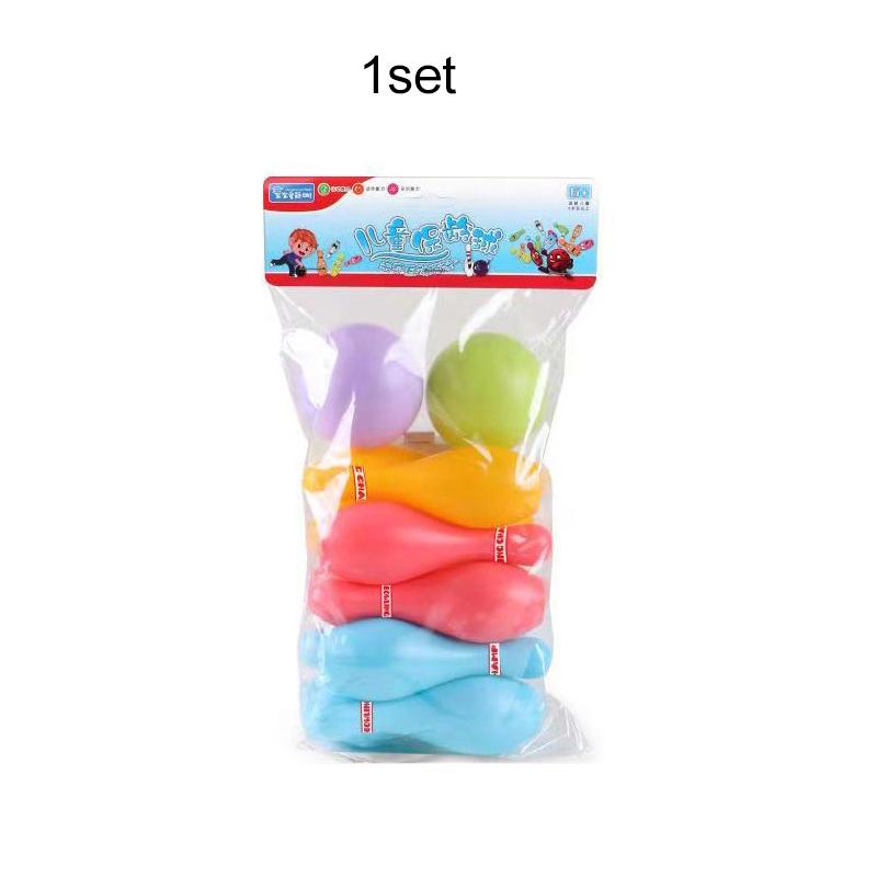 

1/2 комплект Мини Боулинг Пластиковый 10 кеглей 2 шара Спорт в помещении и реквизит для развлечений Фестиваль Вечеринка Интерактивные игры TMZ