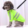 Pet Reflective Safety Vest Dog Cat Clothes Fleece Pullover with D-Ring for Leash Attachment Autumn Winter Warm Pet Apparel for Walking