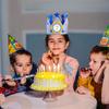 3D Stickers Boys & Girls Adjustable Fabric Crown Gift Party Decoration Birthday 0-9 Replaceable Numbers, party, home, Kids gift