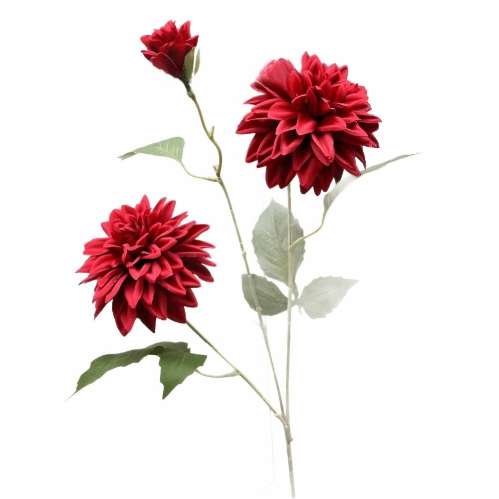 Long Branch Artificial Dahlia Flower 72cm Faux Flower New Hydrangea Flower  Home Interior