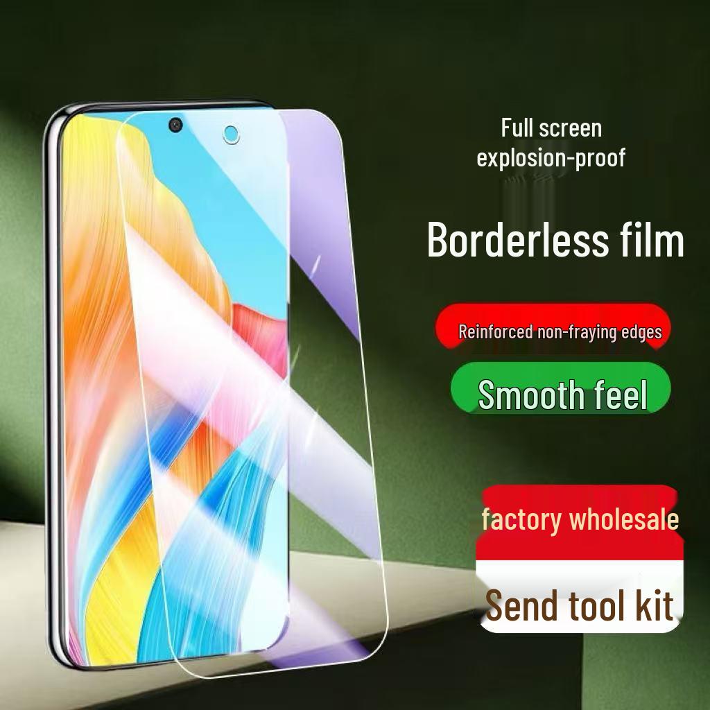 OPPO A1/A1X/A1S/A1i/A2 Tempered Glass Full Screen Protector with Anti-Blue Light for 5G Phones