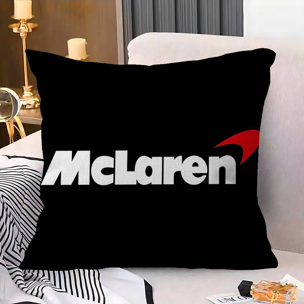Funda de Almohada Decorativa Estética de Habitación con Logo M-McLaren Decoración del Hogar Dormitorio Cama Sofá Funda de Cojín 45x45