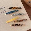 2Pcs/Set Little Willow Leaf Hair Clip French Simple And Elegant Style Side Clip Bang Hairpin One Line Hair Clip