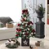 Christmas Decor Set With Elegant Butterfly Bows For Holiday Tree Celebration