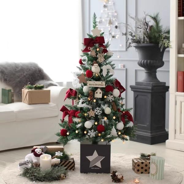 Christmas Decor Set With Elegant Butterfly Bows For Holiday Tree Celebration