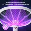 Lampa Zabójca Komarów 3 w 1 Składany Elektryczny Paralizator Światło UV Ładowanie USB Pułapka na Muchy i Owady Rakietka na Muchy Lato Packa na Muchy