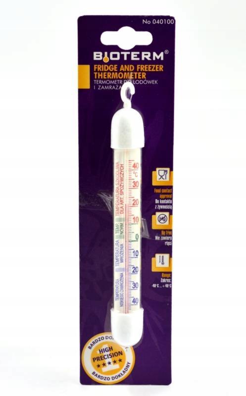 Thermometer For Refrigerators And Freezers -50°C To +40°C 15Cm Mercury-Free Ci 1 Pc