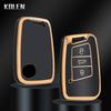 Fashion TPU Car Remote Key Case Cover Shell For VW Volkswagen Passat B8 Tiguan Magotan Golf For Skoda Kodiaq Superb A7 Keyless