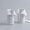 Unisex Striped Detachable Shirt Fake Cuff Sleeves Men And Women Decorative Fake Hand Sleeves Black Blue White False Wrist Cuffs
