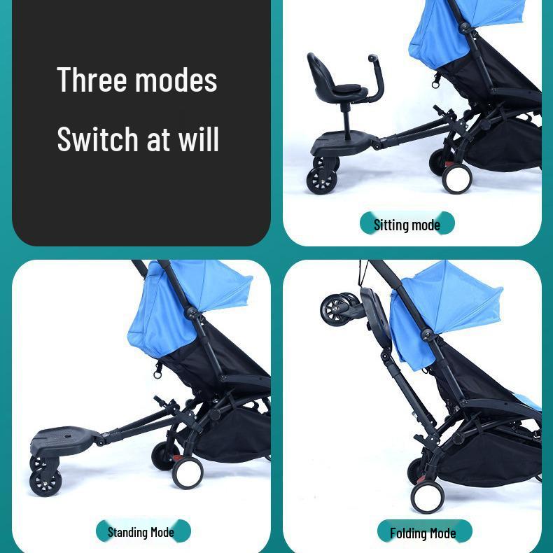 Cross-Border Dual Trailer Stroller for Kids