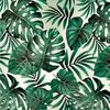 Outdoor Sofa Cushions 3 Pcs Leaf Pattern Polyester