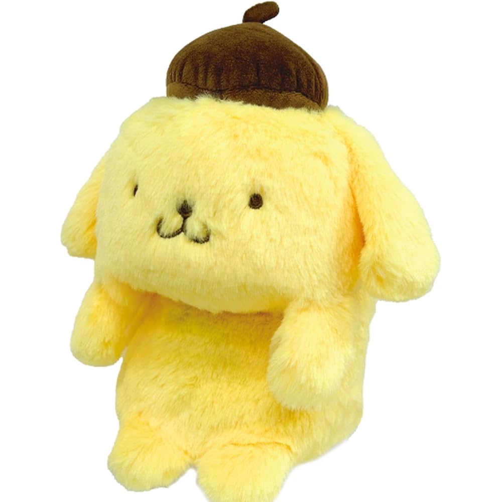 Bandai Namco Nui Sanrio Characters Pompompurin Plush Toy 220mm Height 190mm Width 145mm Depth