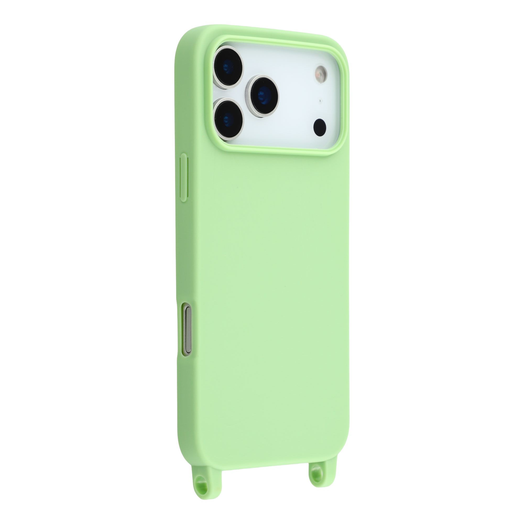 

For iPhone 17 Pro Max Case Soft TPU Protective Phone Cover with Lanyard Holes A