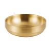 ZISIZ 304 Stainless Steel 9cm Double-Layer Vintage Small Bowl (2-Pack)