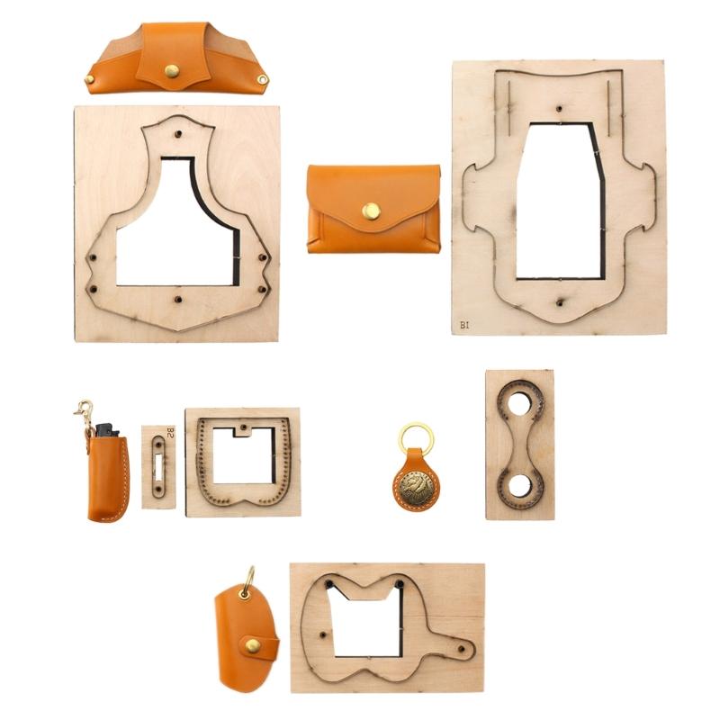 Professionelles Ergonomisches Lederbearbeitungs-Lederhandwerkszeug Handheld DIY Handwerksmesser Schneiderform für Künstlerische Projekte