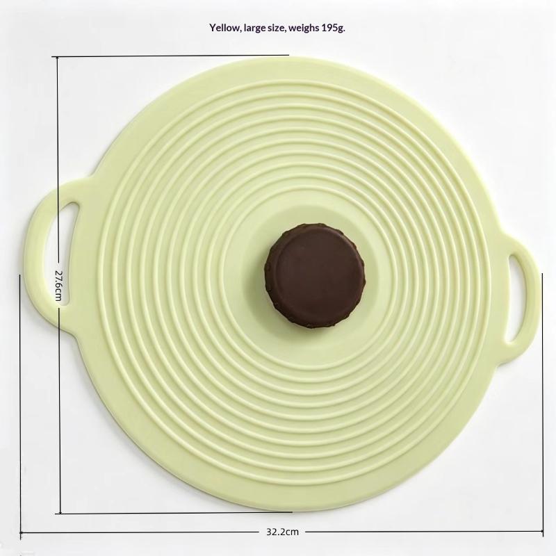 Food Safe Reusable Silicone Suction Lid Heat Resistant Sealed Cover Fit Pot Pan Bowl Cup for Kitchen