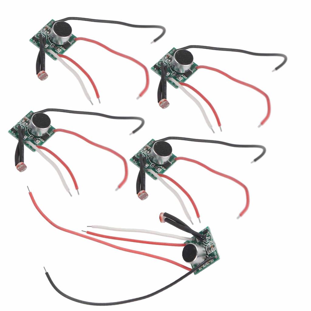 5Pcs Sound Control Switch Module Solar Light Sensor Module Circuit Board DC 3V?30V