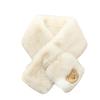 Newcomer Discount: Women's Cute Bear Imitation Rex Rabbit Fur Scarf - Thickened for Warmth in Autumn and Winter.