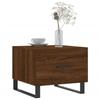 VidaXL Coffee Table Brown Oak 50x50x40 Cm Engineered Wood 829458
