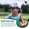 Middle Finger Golf Ball Marker with Magnetic Hat Clip Waterproof Ball Alignment Tool