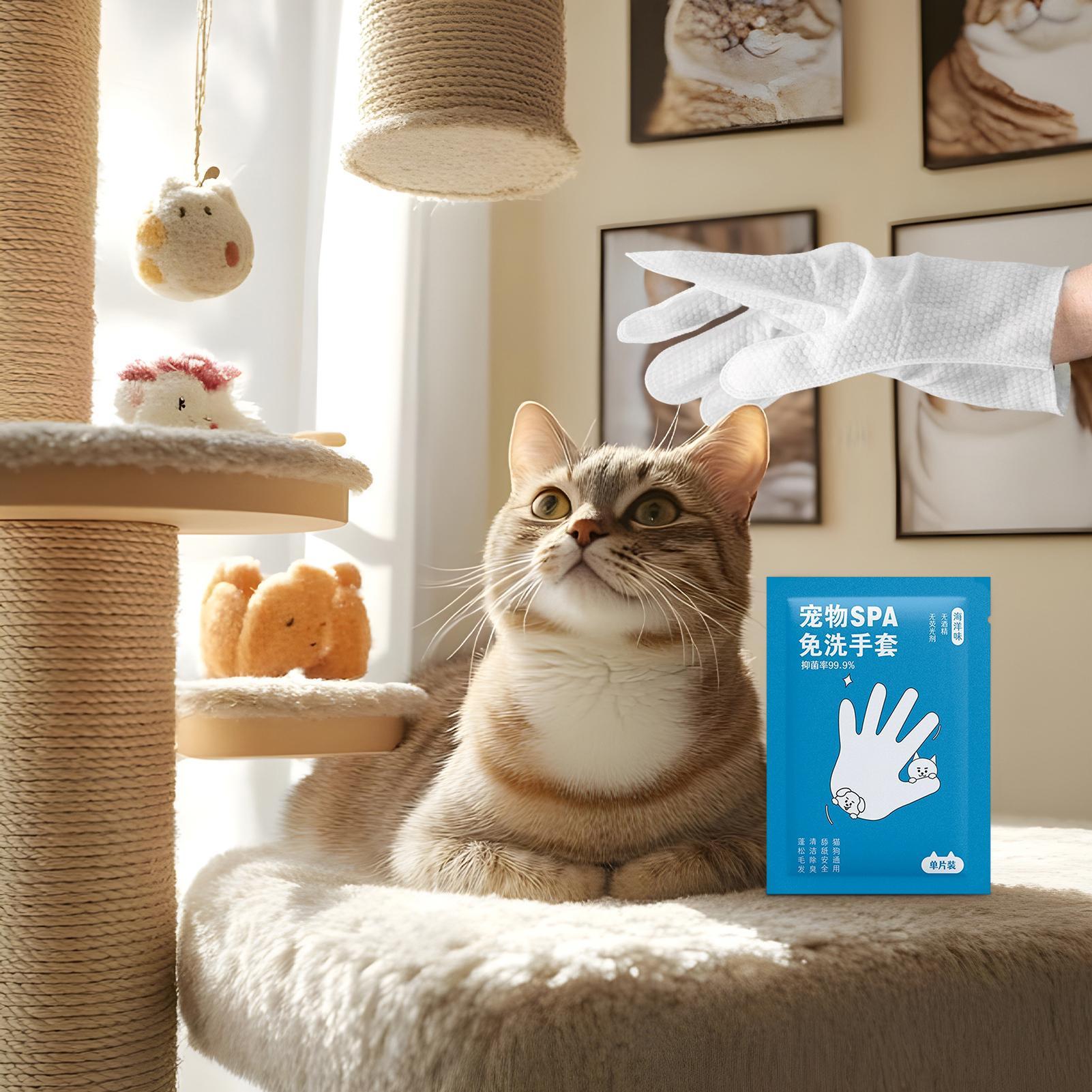 

Cat Cleaning Wipes Pet Glove Wipes 3 Piece Travel Size Portable Deodorizing Grooming Cleaner Wash For Dog Cat Kitten Puppy Eye China Mainland