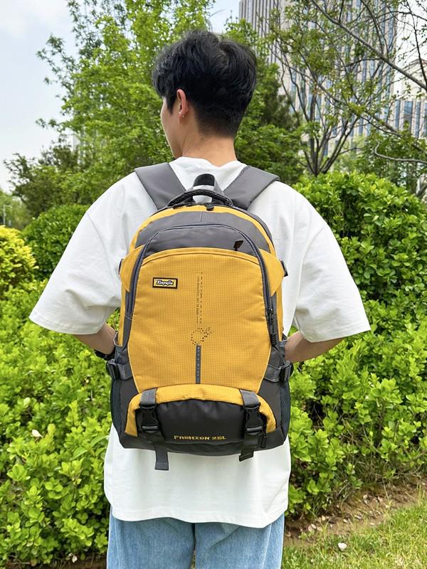Lightweight Water-Resistant Oxford Backpack for Camping, Hiking, and Travel