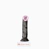 Realistic Adult Toy Flexible Silicone Material 2 0cm Diameter 10cm Length Textured Surface with Suction Base for Hands-Free Use