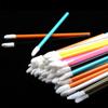 50 Pcs Disposable Hollow Lip Brush Soft Lipstick Mascara Wands Applicators Eyelash Cleaner Cosmetic Brushes Women Make Up Tools