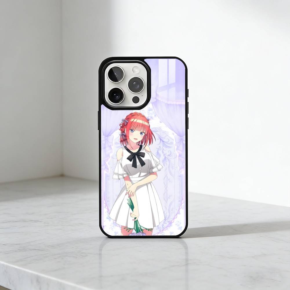 The Q-Quintuplets Anime 5Toubun Phone Case For iPhone17,16,15,14,13 Plus,Pro Max Magnetic For Magsafe Wireless Charging