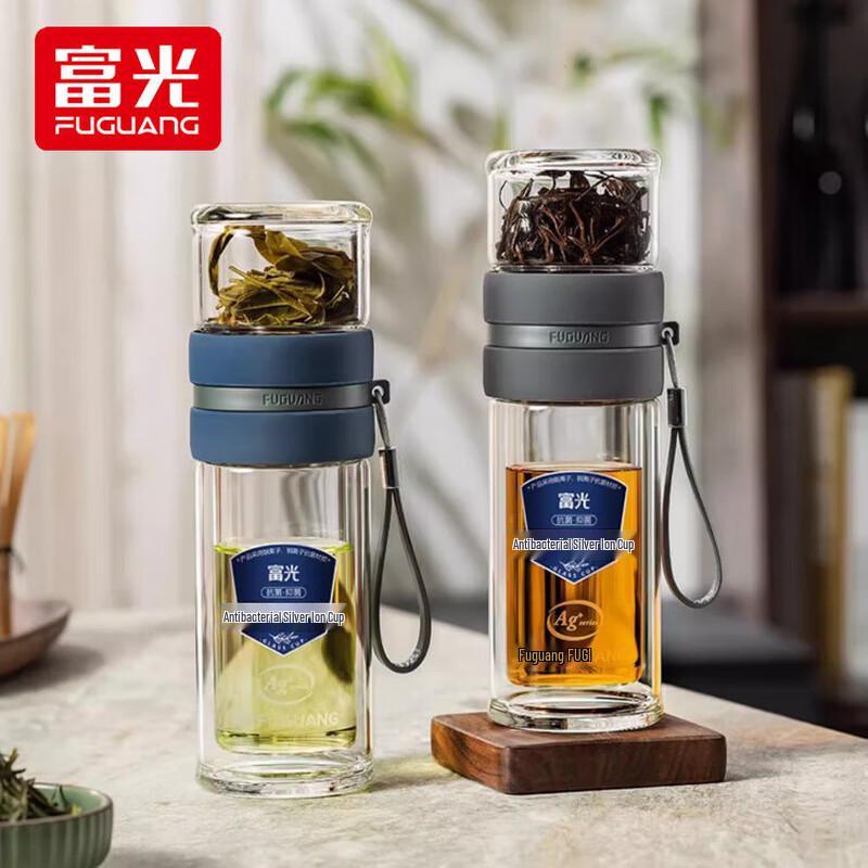 FUGUANG Tea Separation Glass Cup