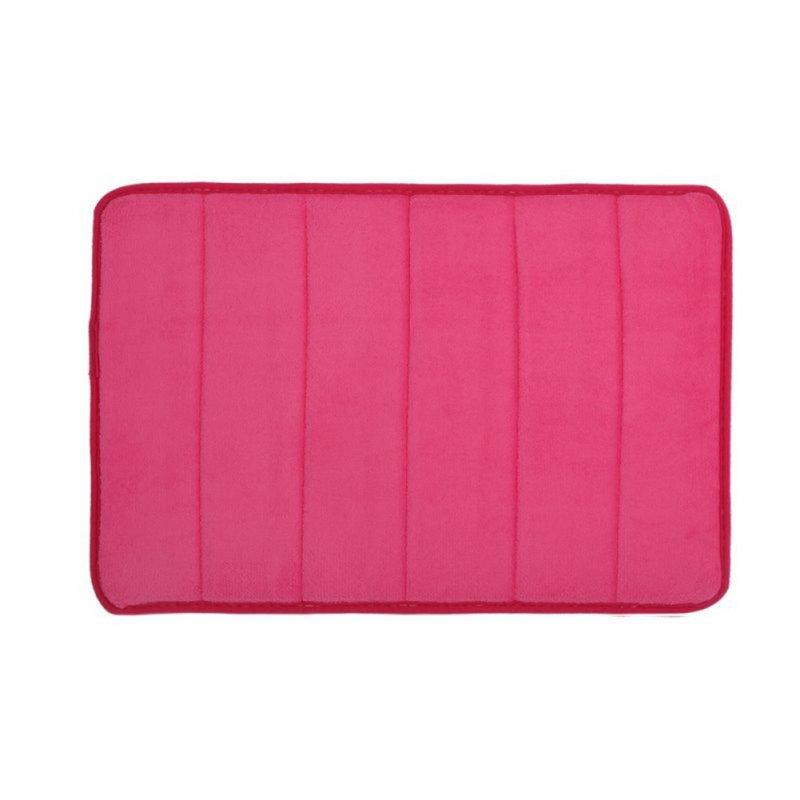 40x60cm Bathroom Bath Mat Safety Stripes Non-slip Toilet Shower Foot Mat Coral Velvet Absorbent Carpet Rug Home Decorations