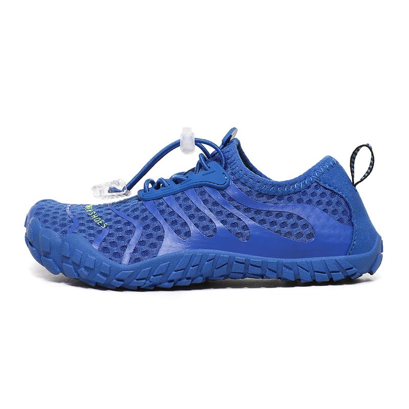 Children Pink Quick Lace Water Shoes Quick Dry Breathable Aqua Sneakers Kid Barefoot Beach Shoes Wading Diving Shoes