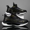 2024 Men's Summer Rotating Button Running Sneakers with Breathable Thick-Soled Popcorn Cushioning