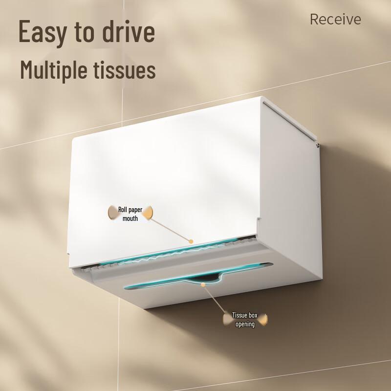 

Danle Space Aluminum Wall-Mounted Tissue Holder