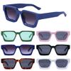 Fashion Chunky Square Shades Thick Frame Black Sun Glasses Sunglasses for Women Men